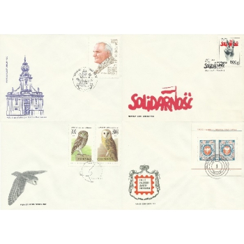 Koperty FDC Rocznik 1990r